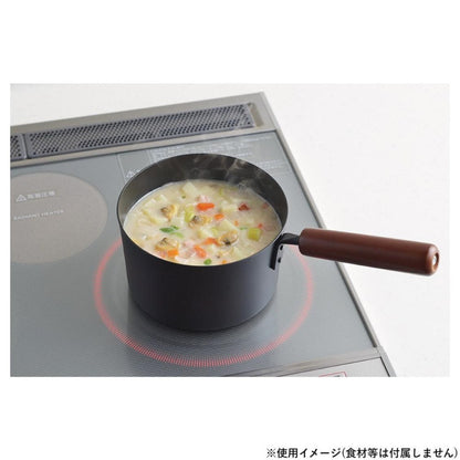 Iron Pot Single Handle Pot 16cm Silicone Coating 5168