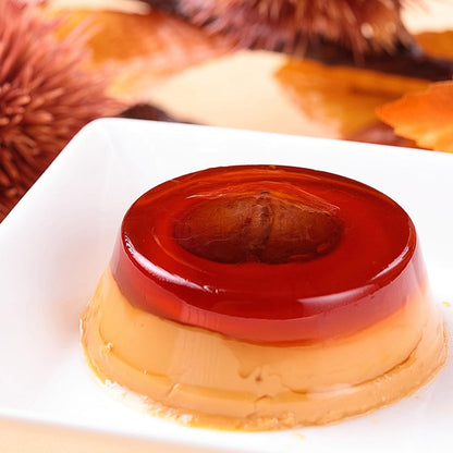 Ginza Senbikiya New Ginza Chestnut Pudding 6 Pieces × 1 Box