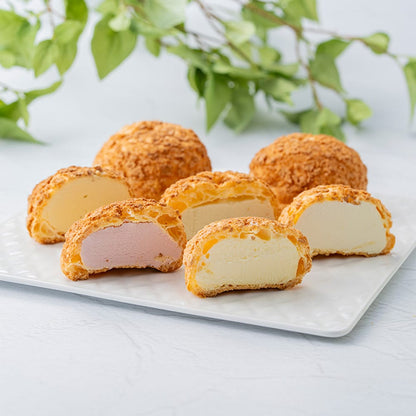 Ginza Senbikiya Premium Cream Puff Ice x1 Box