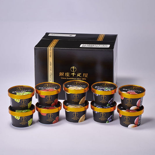 Ginza Senbikiya Premium Ice Cream 10 Pieces x1 Box