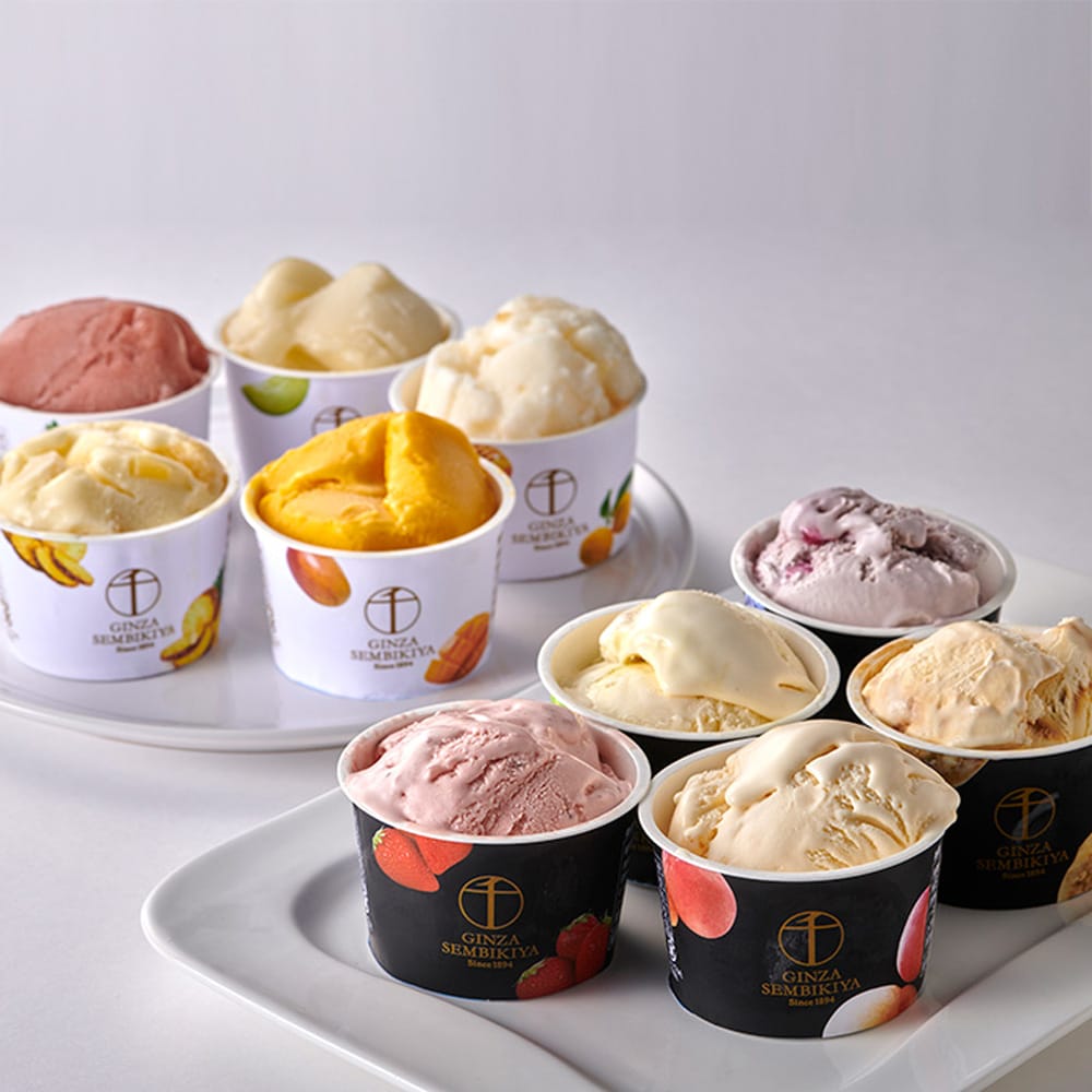 Ginza Senbikiya Premium Ice Cream & Sorbet x1 Box