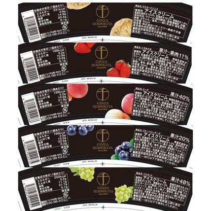Ginza Senbikiya Premium Ice Cream & Sorbet x1 Box