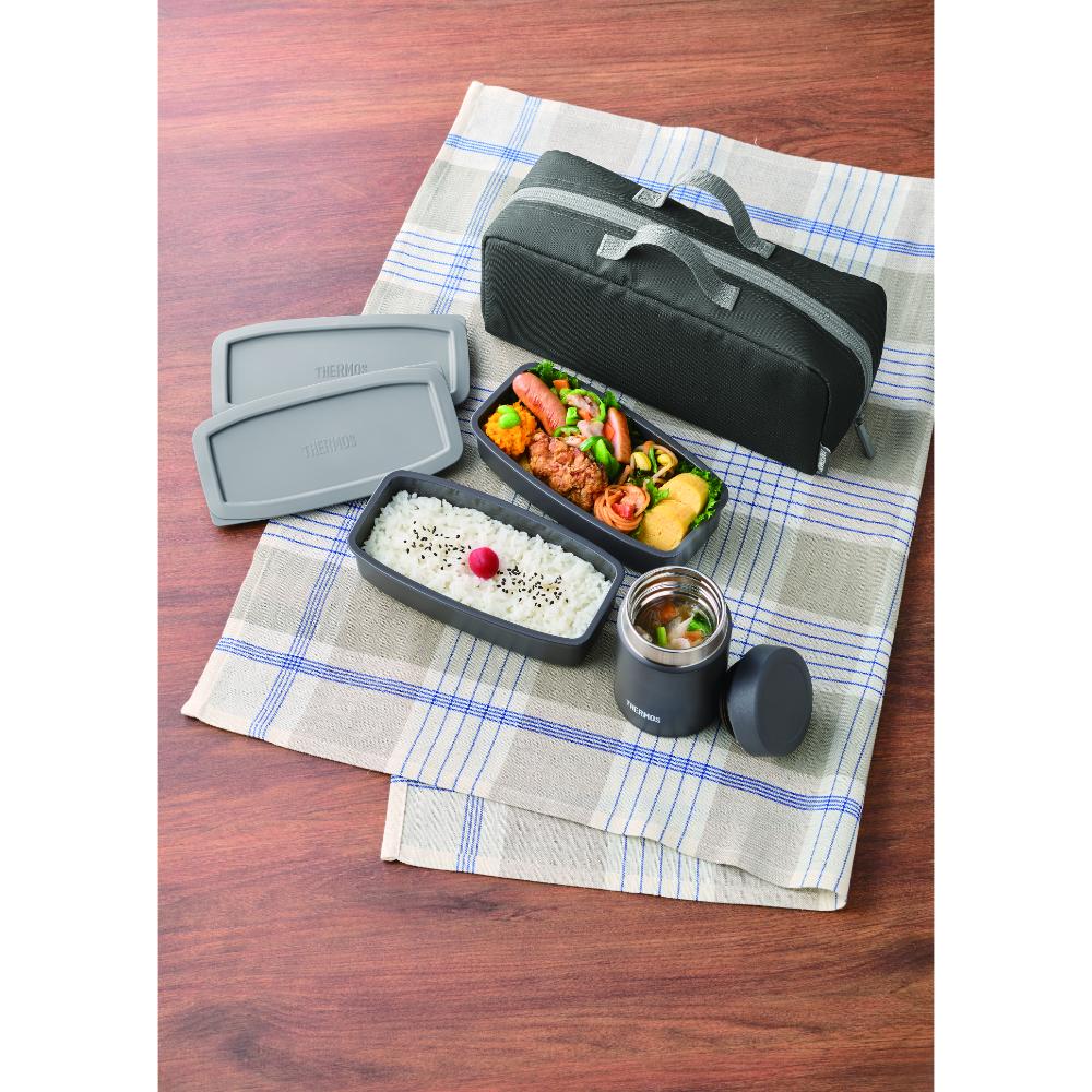 Thermos Vacuum Insulated Soup Lunch Set JEH-1000 BKGY