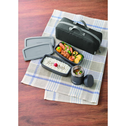 Thermos Vacuum Insulated Soup Lunch Set JEH-1000 BKGY