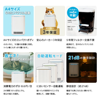 にゃんこモデル ブルーデオS MC-S311C 脱臭除菌 空気清浄 【直送品】 返品・キャンセル・他商品と同時購入は不可