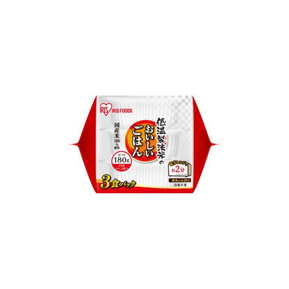Iris Foods Delicious Rice Pack Domestic Rice 180g x 3 Packs