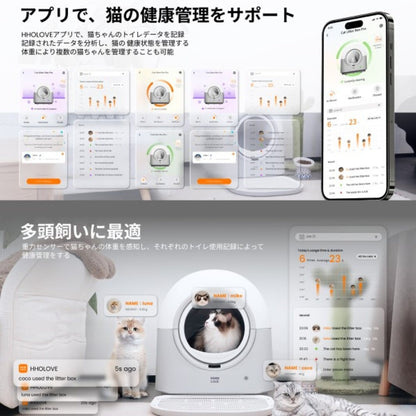 HHOLOVE Automatic Cat Litter Box