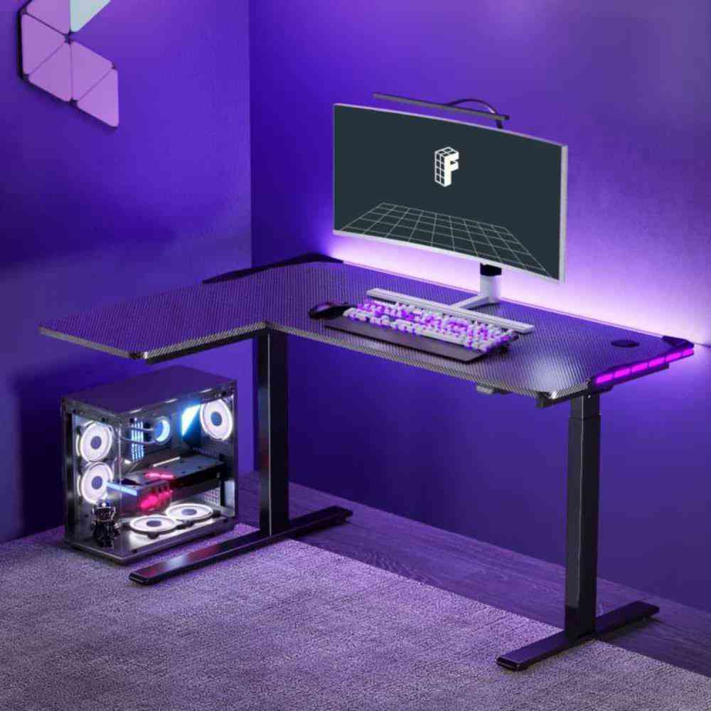 Electric Height Adjustable Gaming Desk GT1L-JA