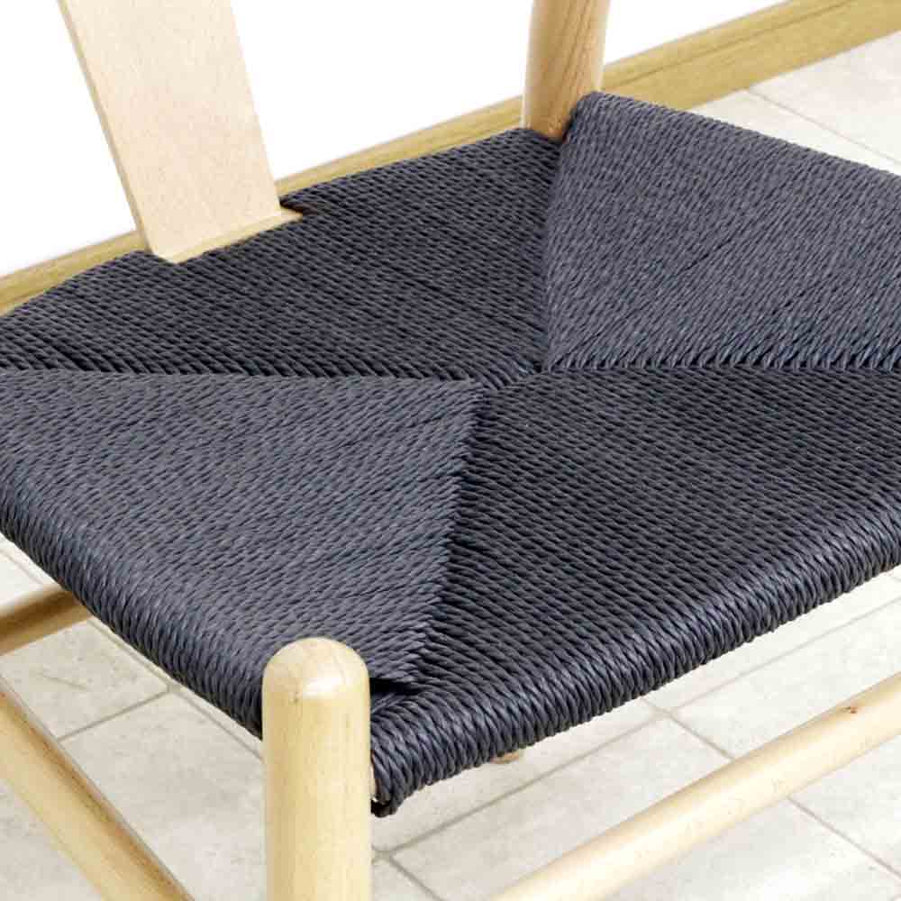 Paper Cord Dining Chair DC-NDK-NABK