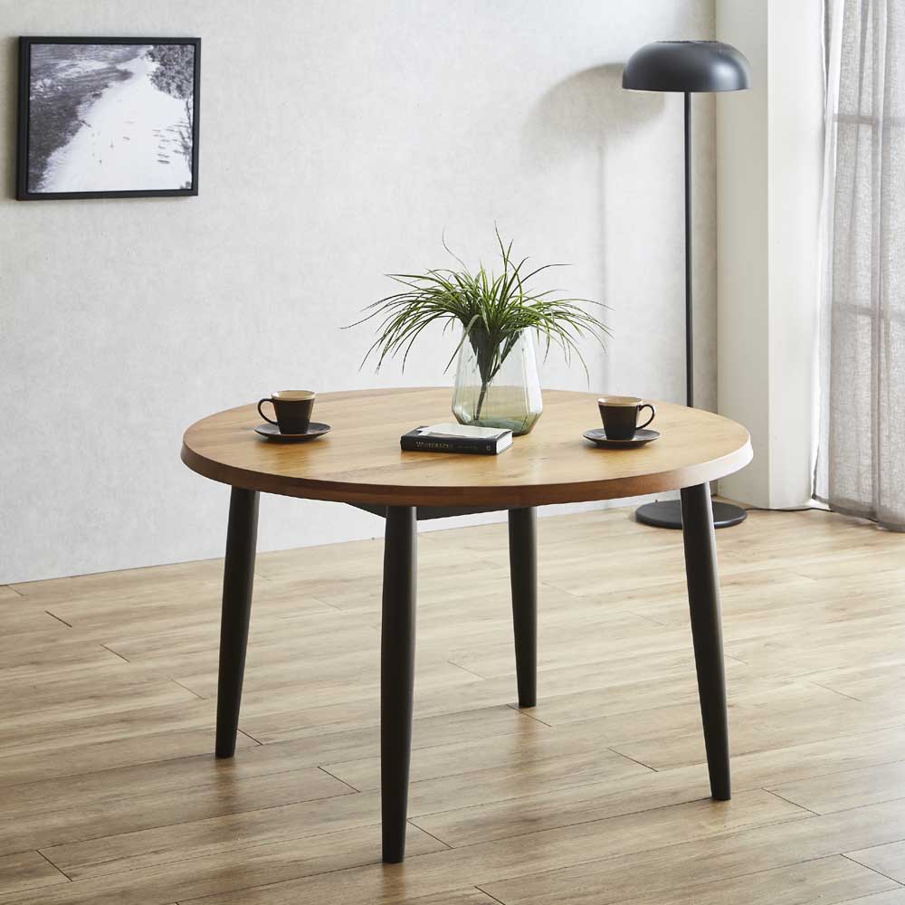 Luxury Round Dining Table 110 - Solid Oak
