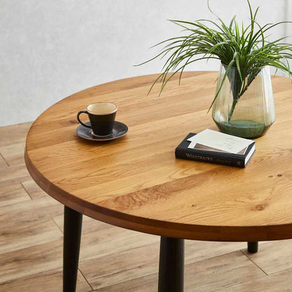 Luxury Round Dining Table 110 - Solid Oak