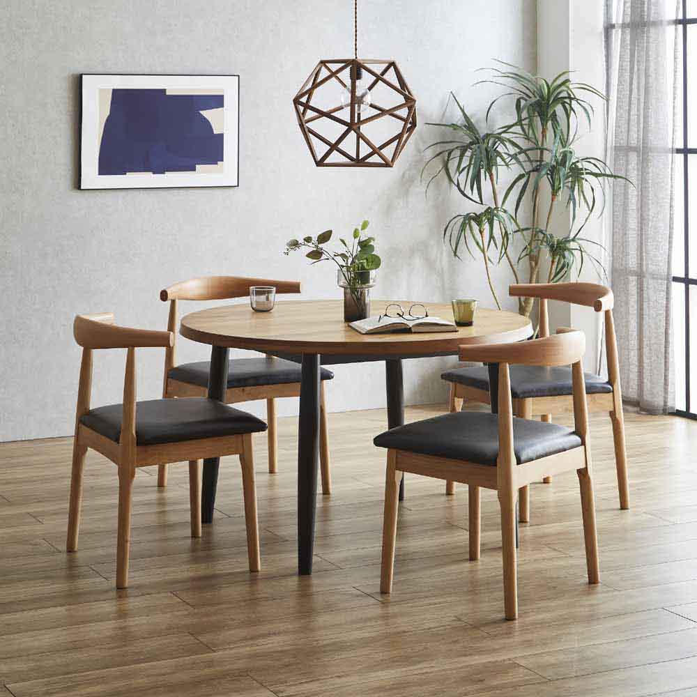 Luxury Round Dining Table 110 - Solid Oak