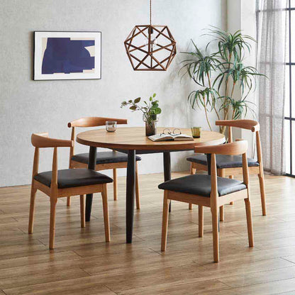 Luxury Round Dining Table 110 - Solid Oak