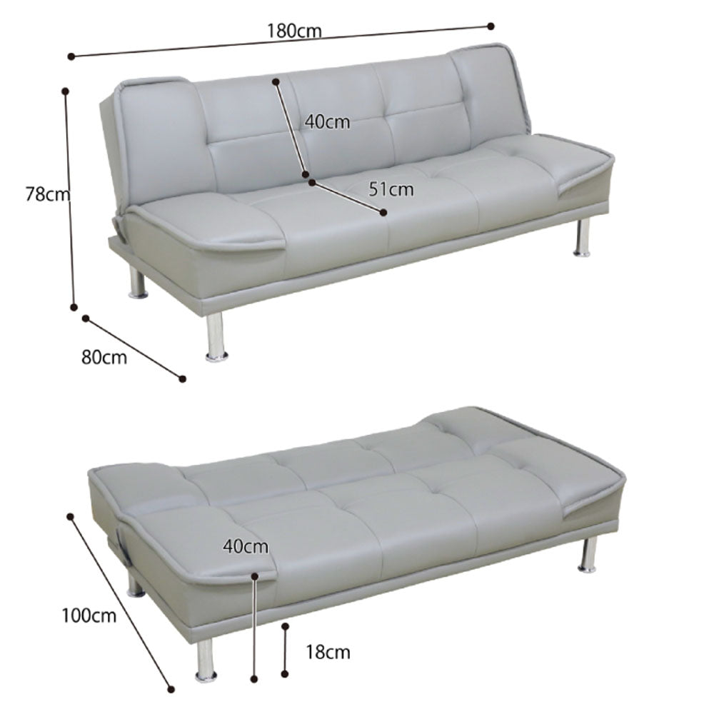 Simple Design Sofa Bed SB-AB-BK