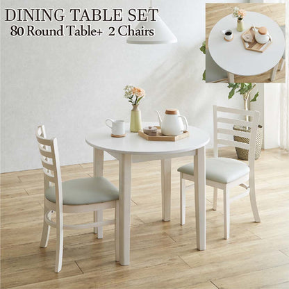 Round Table Set of 3 - DC-ERN-3-WH