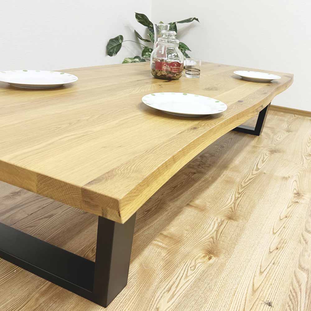 Luxury Low Table 180 - Solid Oak
