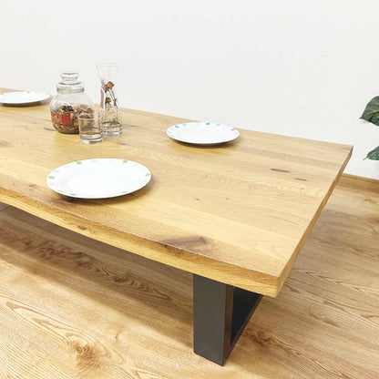 Luxury Low Table 180 - Solid Oak