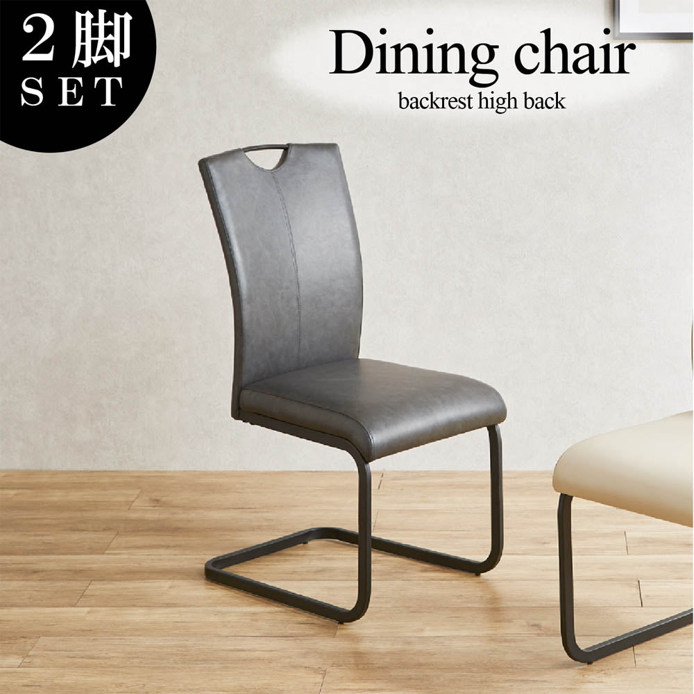High Back Modern Dining Chair - Set of 2 DCRI-BK