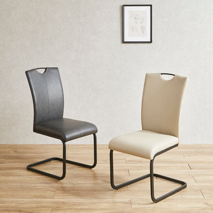 High Back Modern Dining Chair - Set of 2 DCRI-BK
