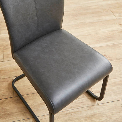 High Back Modern Dining Chair - Set of 2 DCRI-BK