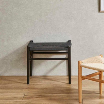 Paper Cord Stool with Black Color ST-NDK-BK