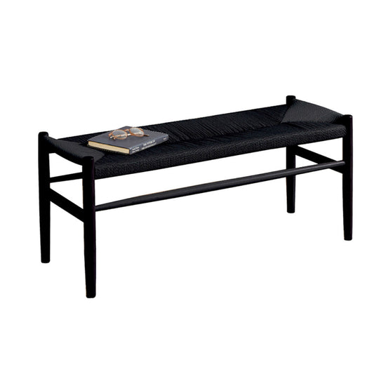 Paper Cord Bench with Black Color BT-NDK-BK