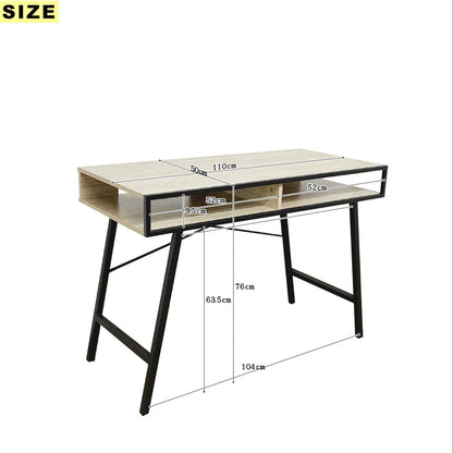 Desk with Storage KD-LOLLY-110SD
