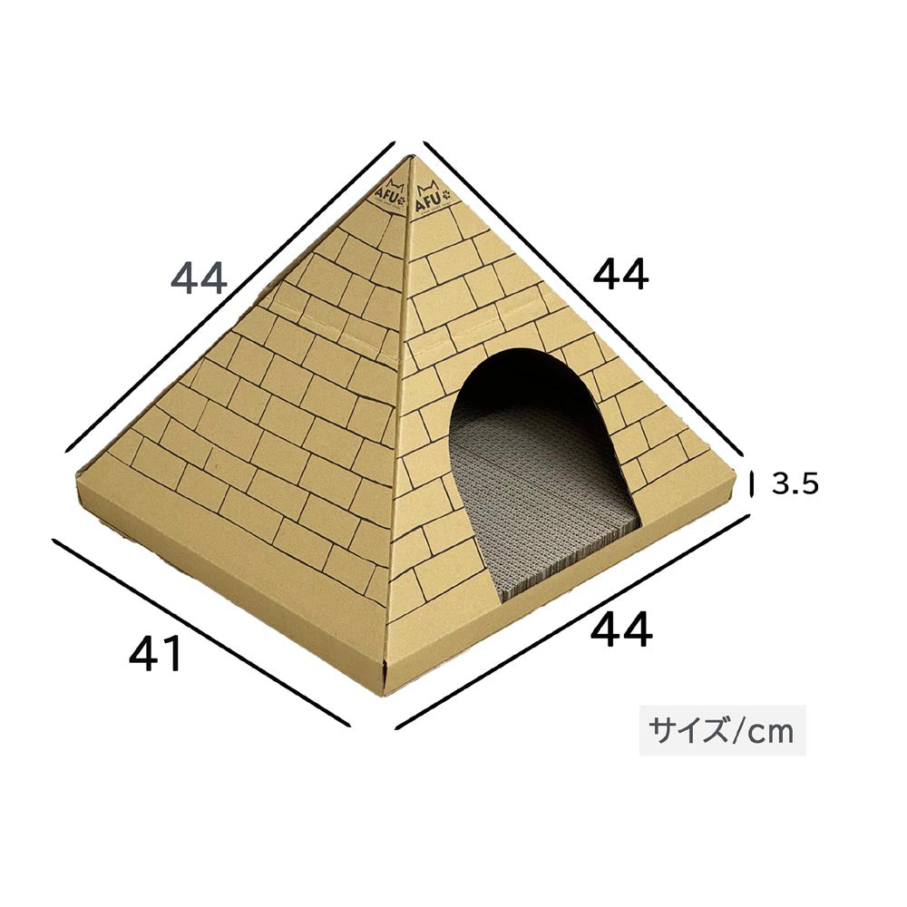 Cat House with Scratching Post