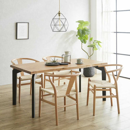 Acacia Wood Dining Table 140 - Natural