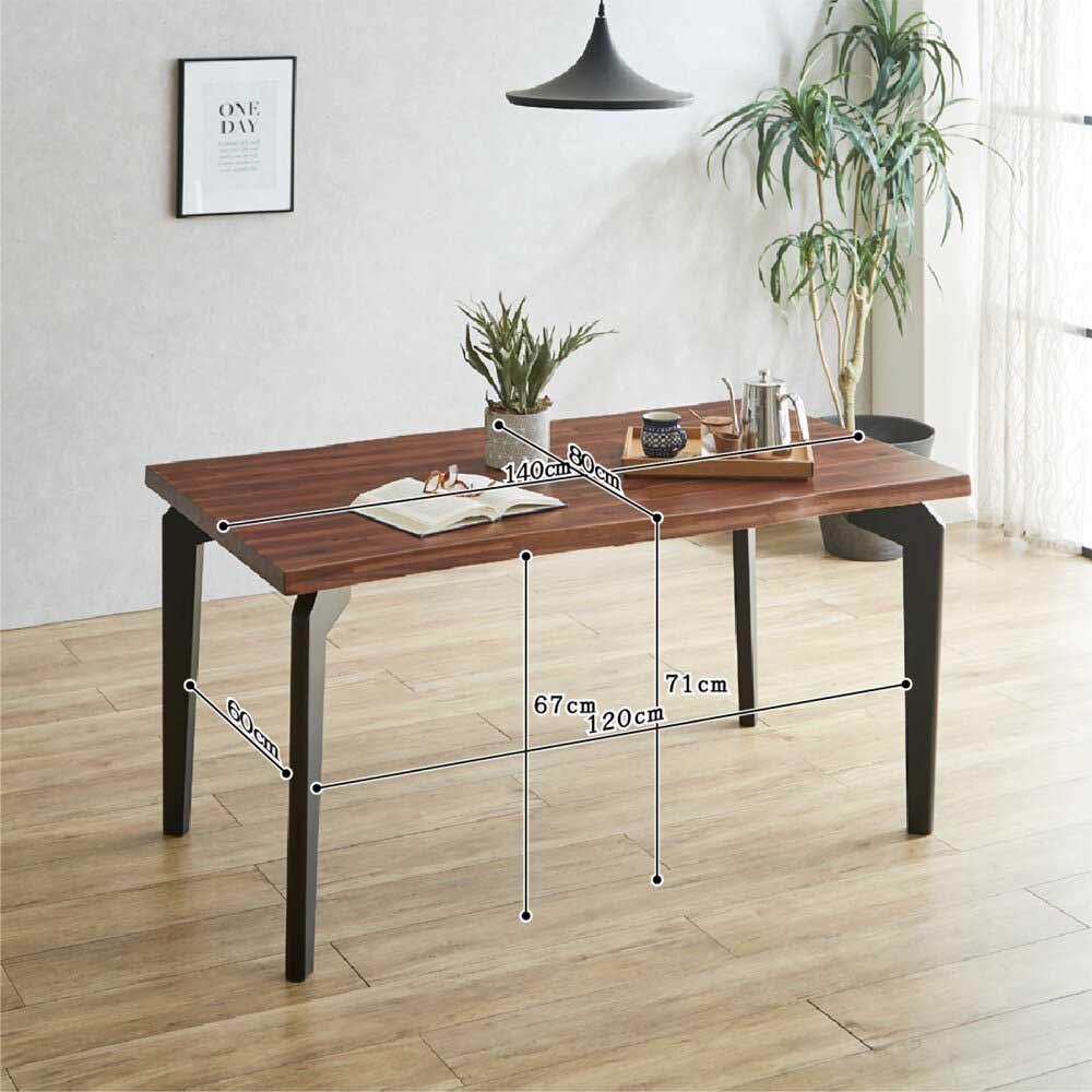 Acacia Wood Dining Table 140 - Natural