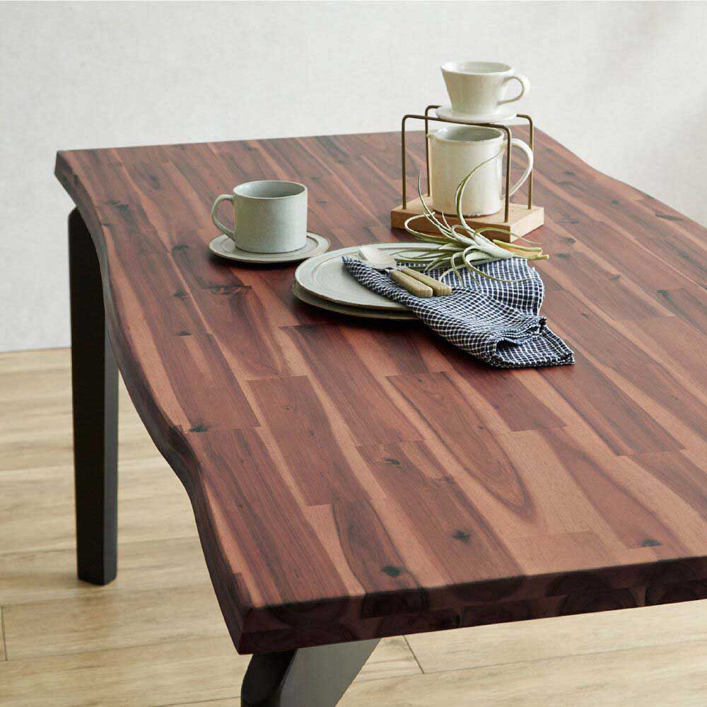 Acacia Wood Dining Table 140 - Brown