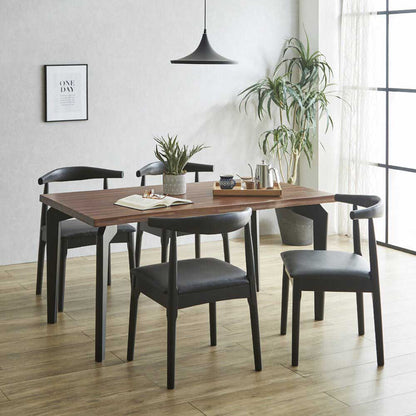 Acacia Wood Dining Table 140 - Brown