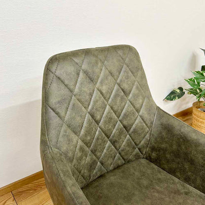 Rotating Dining Chair Set of 2 DC-CRP-GR