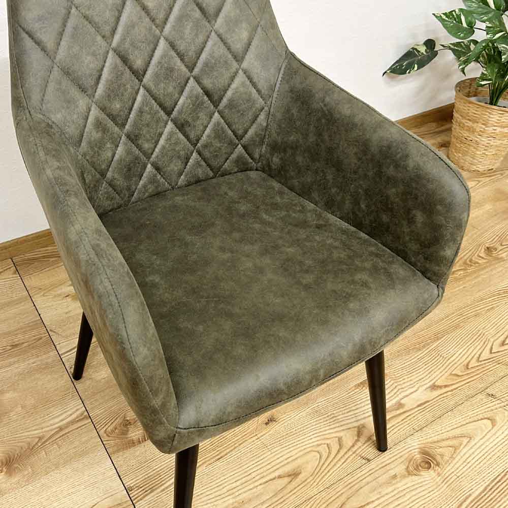 Rotating Dining Chair Set of 2 DC-CRP-GR