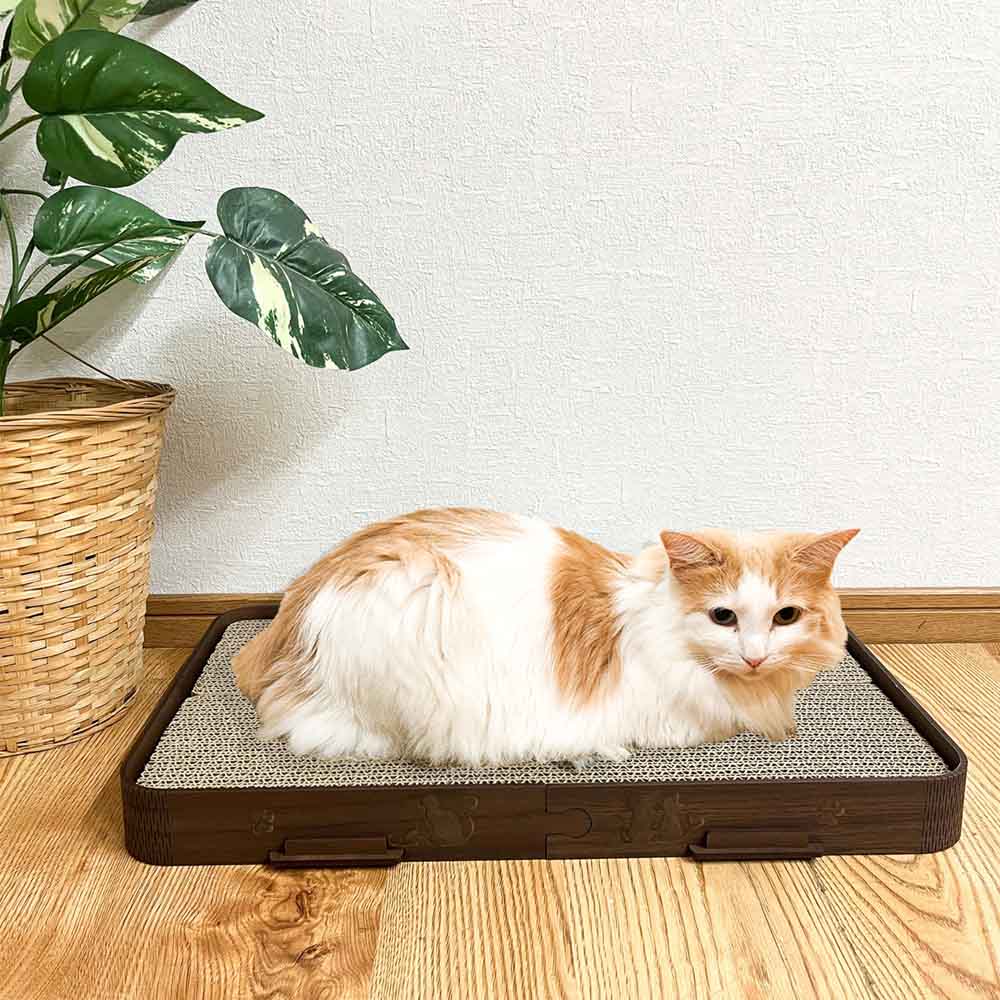 Cat Scratcher Flabo - Walnut Color