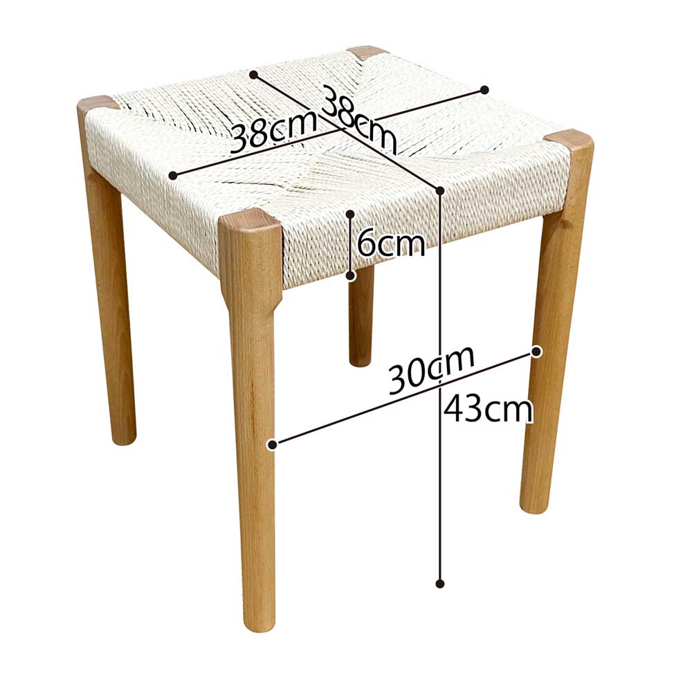 Round Leg Stool 2 Pieces SST-NDK-MARU-2-NA
