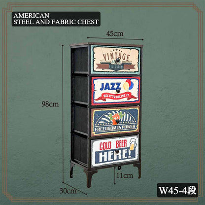 45cm Wide 4-Drawer Chest CH-AMERCN45-4