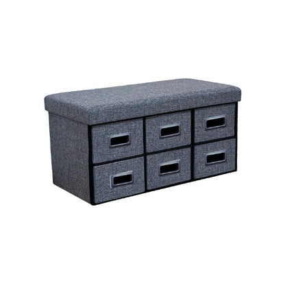 Storage Bench Stool ST-DRW-76-GY