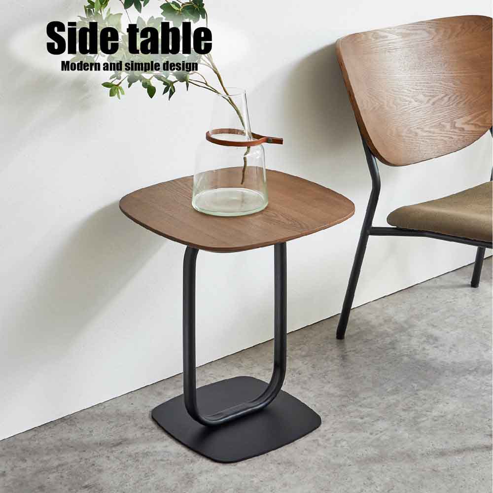 ST-NMN Smart Side Table with Black Iron