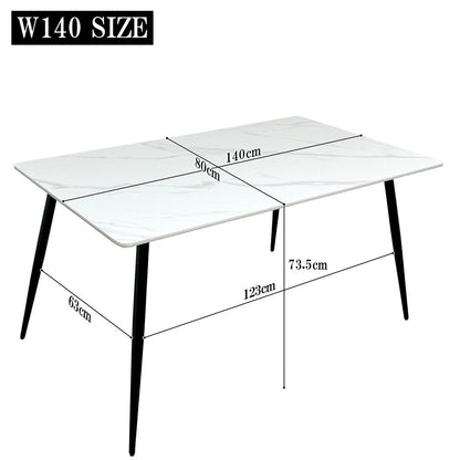 140cm Wide Ceramic Dining Table DT-MYT-140