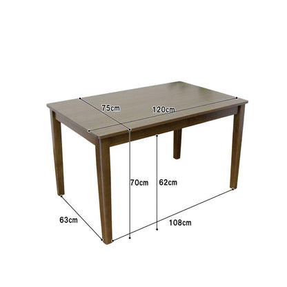 120cm Wide Dining Table DT120-ERN-NA