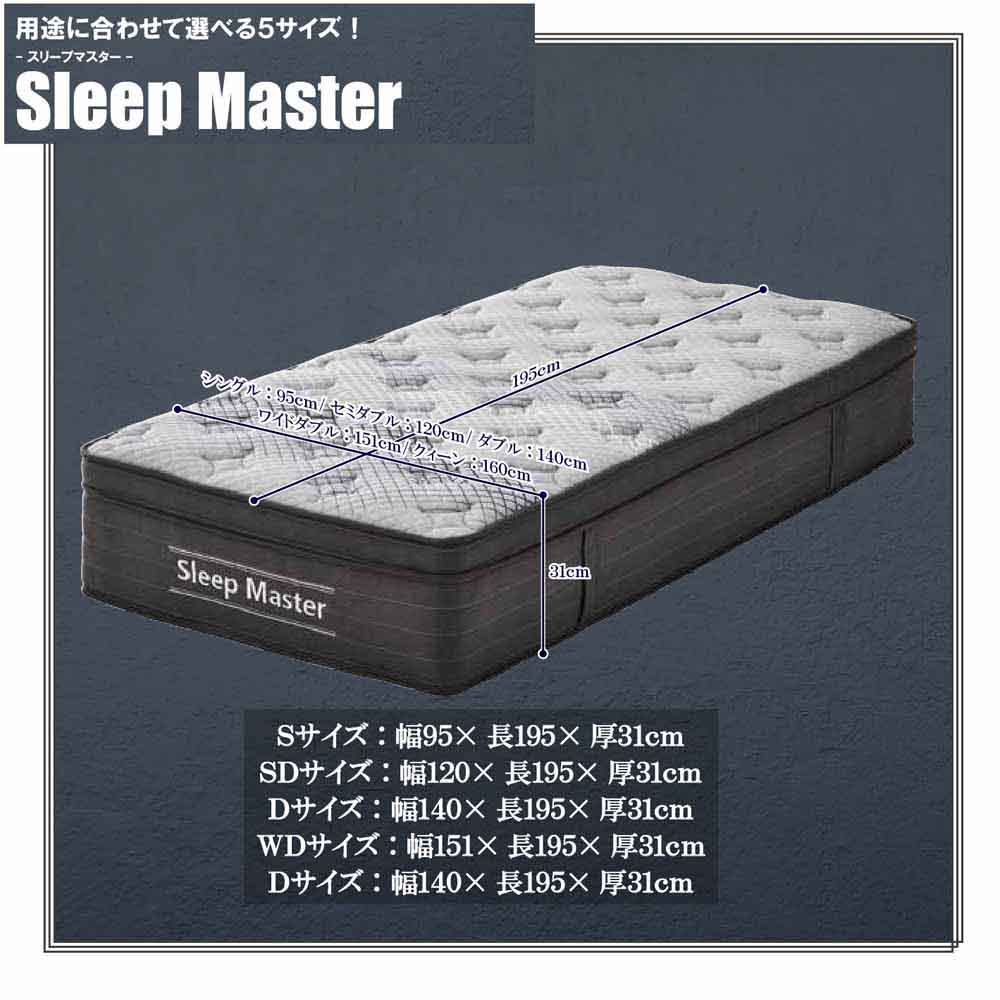 31cm Thick Extra Thick S Pocket Coil Mattress PIM-SM-S