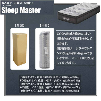 31cm Thick Extra Thick D Pocket Coil Mattress PIM-SM-D