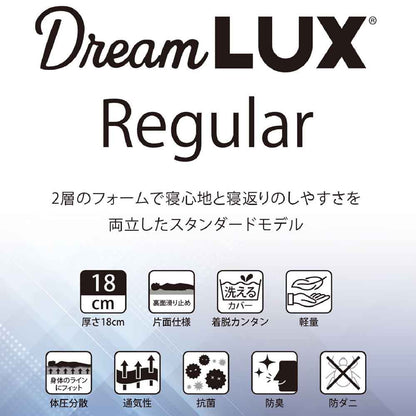 18cm Thick SD Non-Coil Mattress DLUX-RE-SD