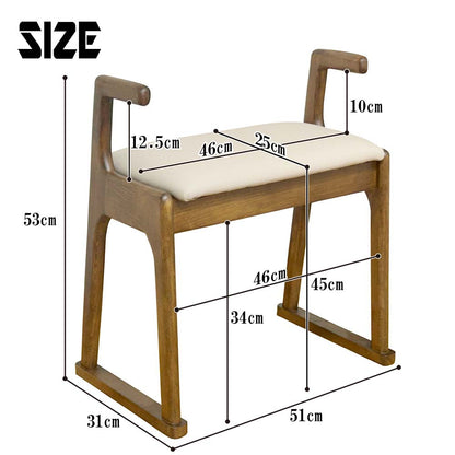 51cm Wide Armrest Stool ST-TYOIKAKE-NA