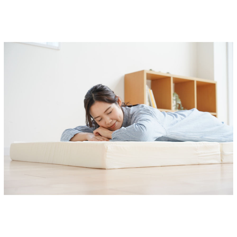 10cm High Resilience Mattress Semi-Double Size White