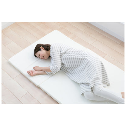 4-Fold Mattress - Single - 5 cm Thickness - Ivory