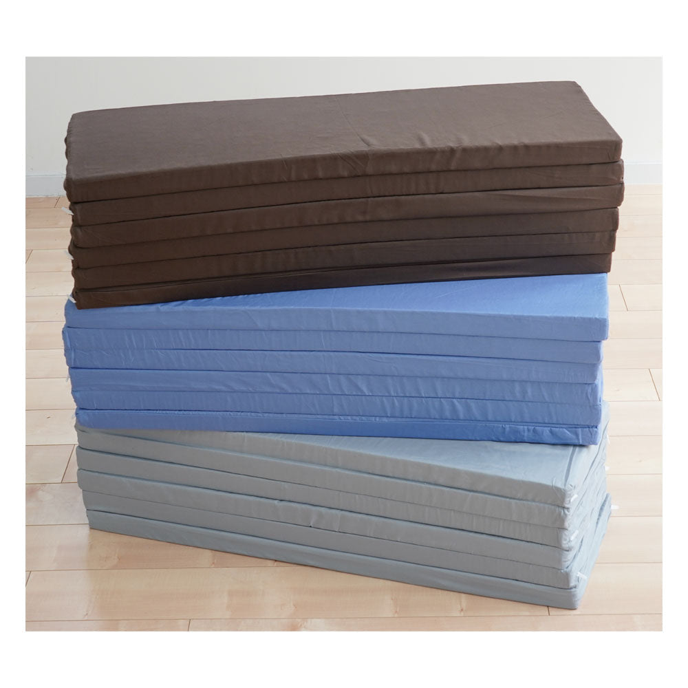 Single 6-Fold High Resilience Mattress Brown