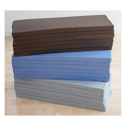 Single 6-Fold High Resilience Mattress Brown