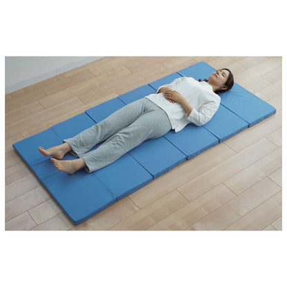 Single 6-Fold High Resilience Mattress Blue